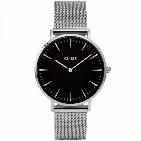 CLUSE | Boho Chic - Mesh Zilver/Zwart